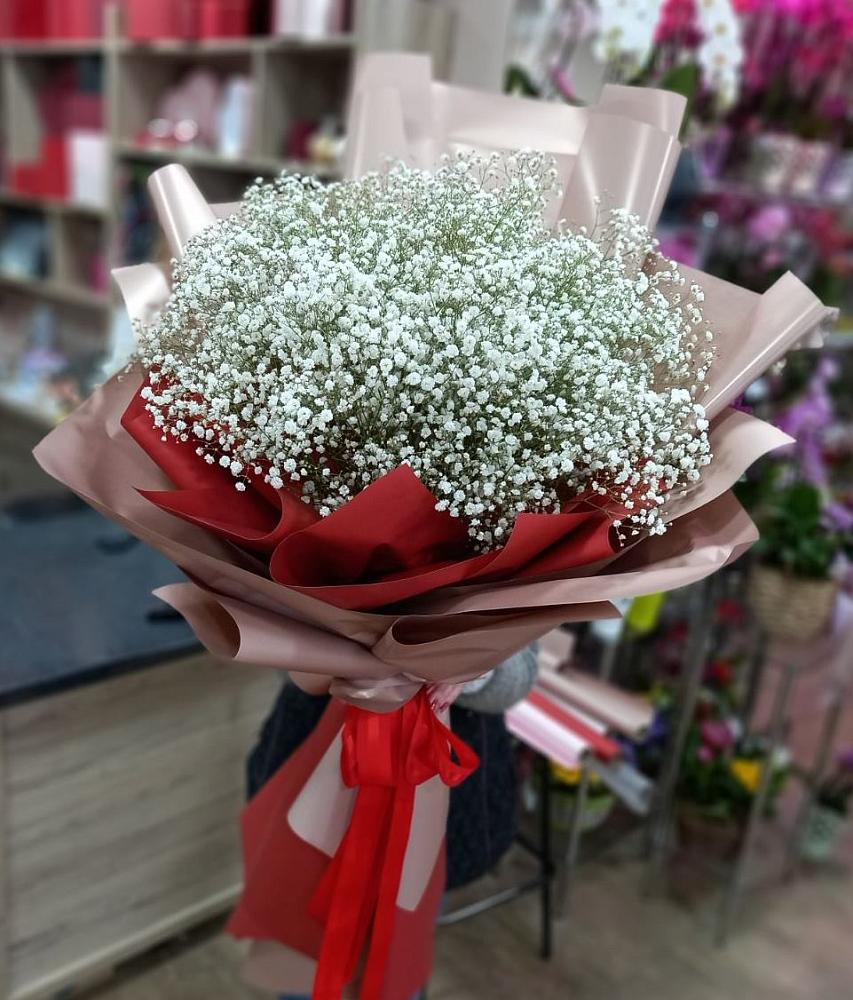 Букет Белые хлопья в Кутулике Букет цветов из: Гипсофила в Кутулике