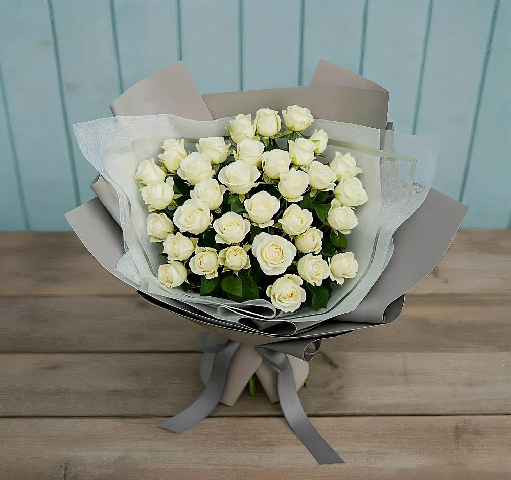Букет Белоснежная нежность в Кутулике
