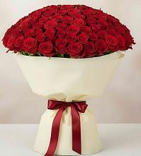 Букет 101 Красная роза Милано в Кутулике
