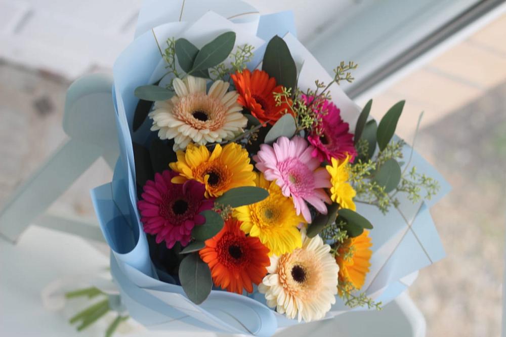 Букет цветов из: Герберы в Кутулике