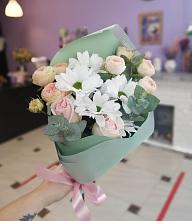 Букет милый в Кутулике Букет цветов из: Хризантемы и Розы в Кутулике