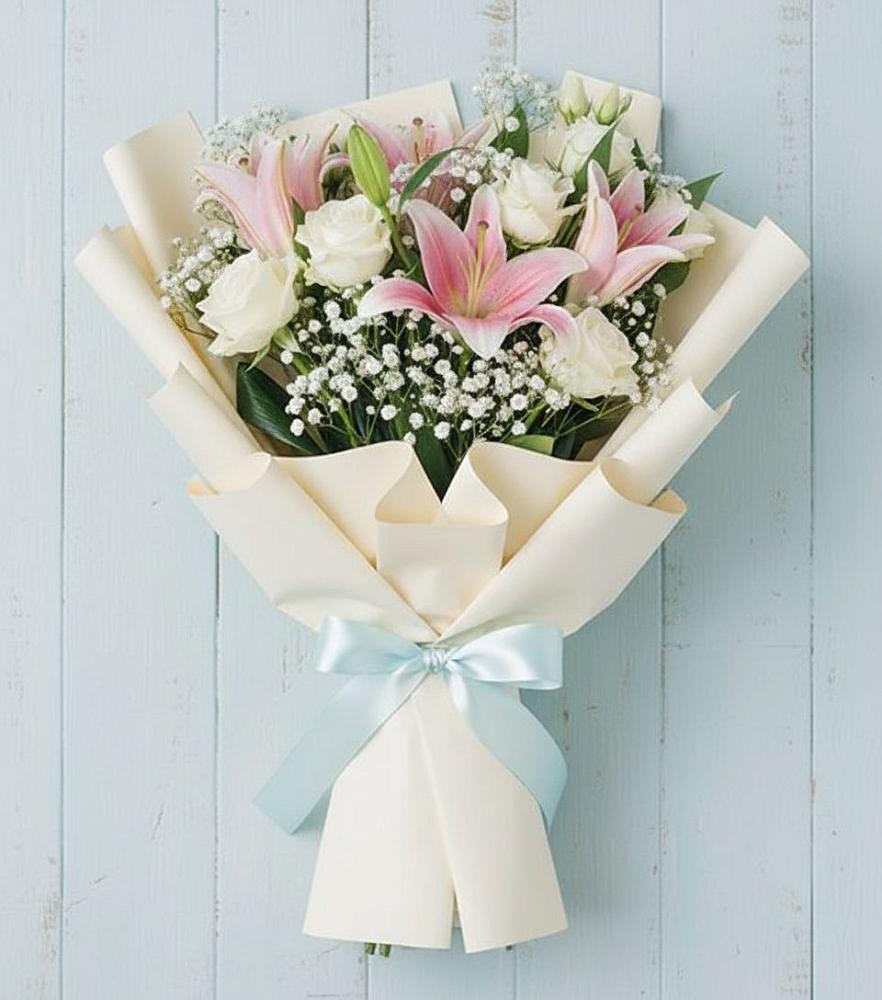 Букет цветов из: Лилии в Кутулике