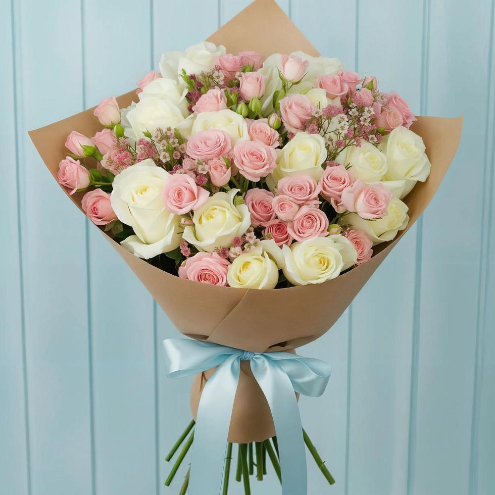 Букет цветов из: Розы в Кутулике