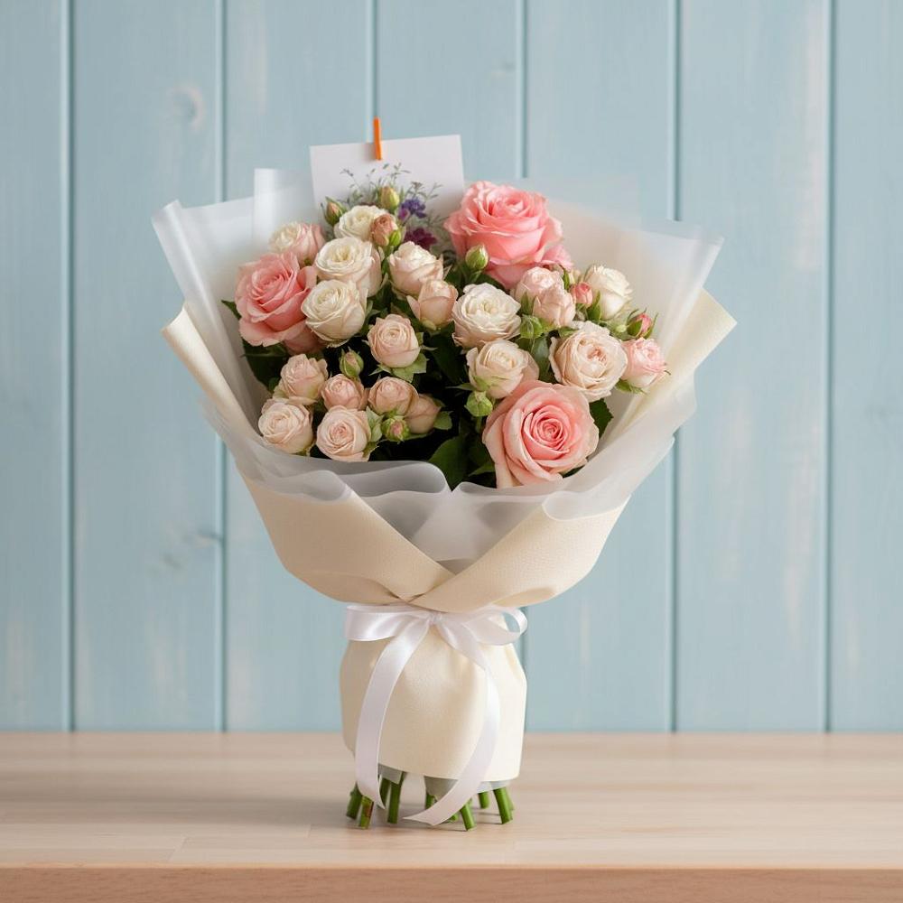 Букет цветов из: Розы в Кутулике