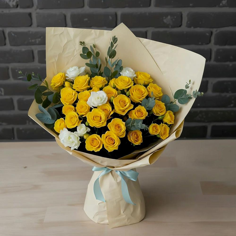 Букет цветов из: Розы в Кутулике