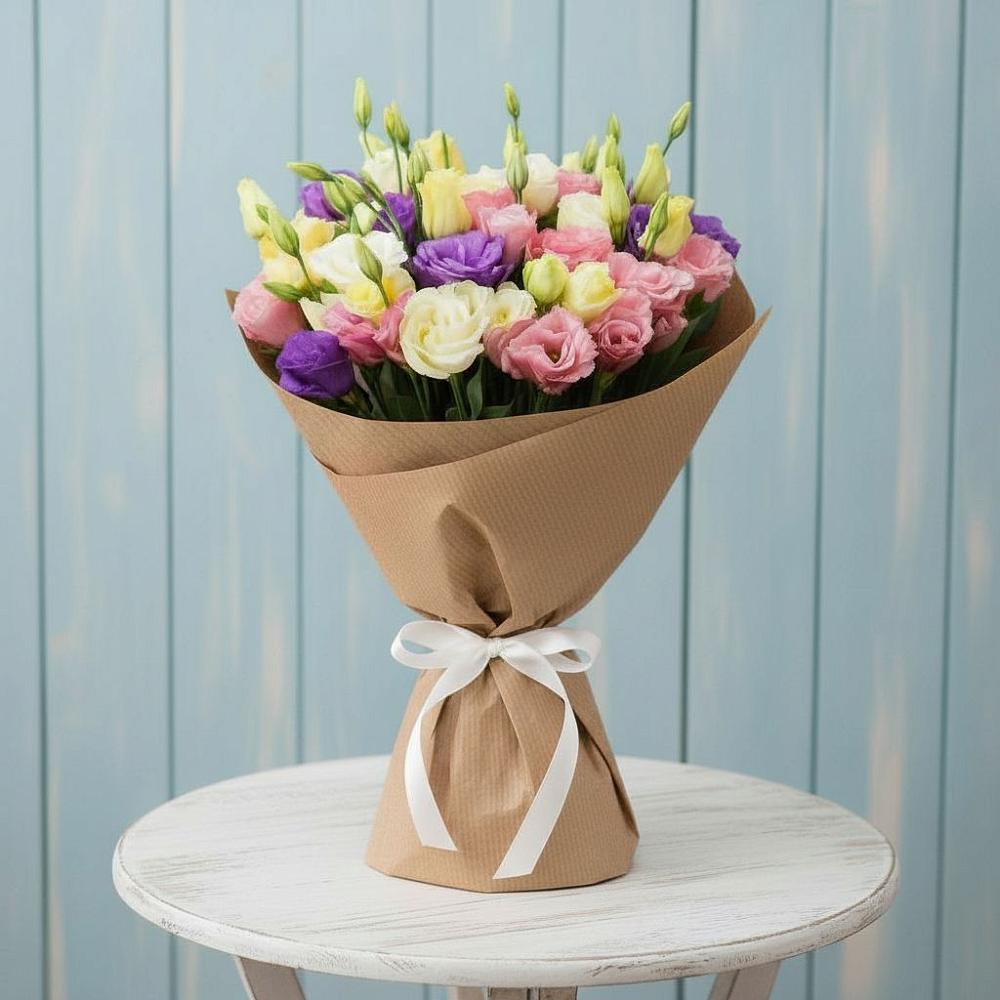 Букет цветов из: Лизиантусы в Кутулике