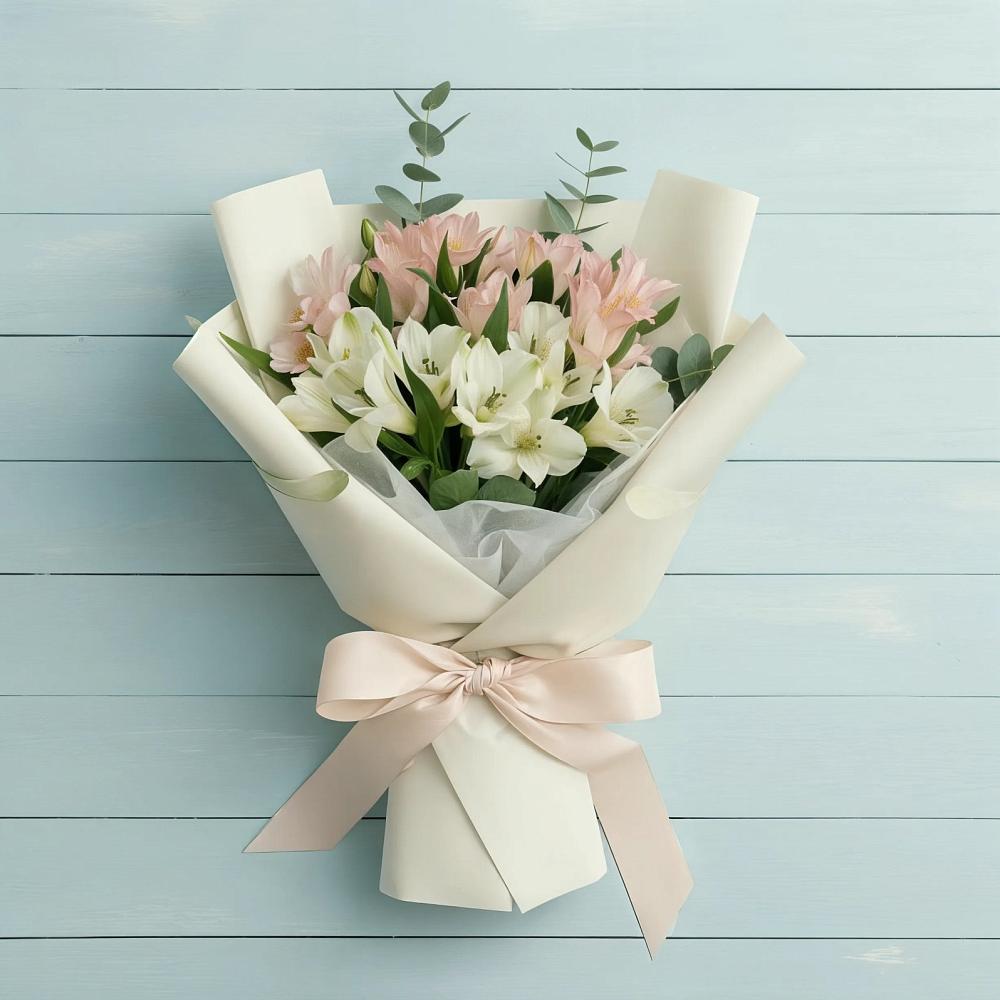 Букет цветов из: Альстромерии в Кутулике