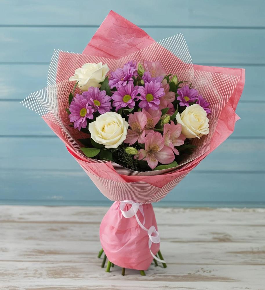 Букет цветов из: Герберы в Кутулике