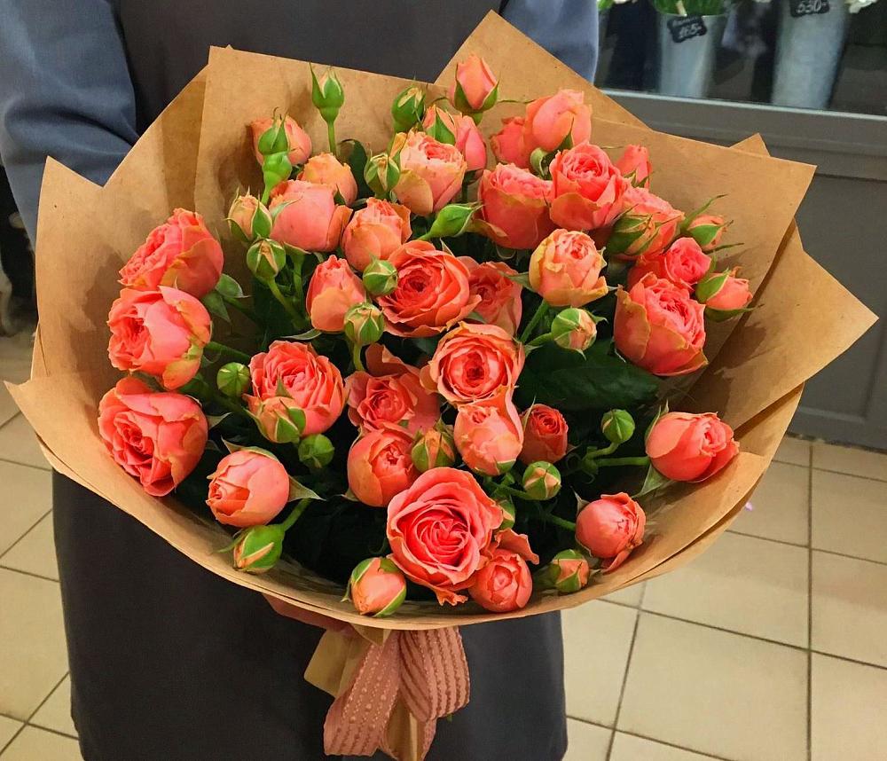 Букет Розовый десерт в Кутулике Букет цветов из: Розы в Кутулике