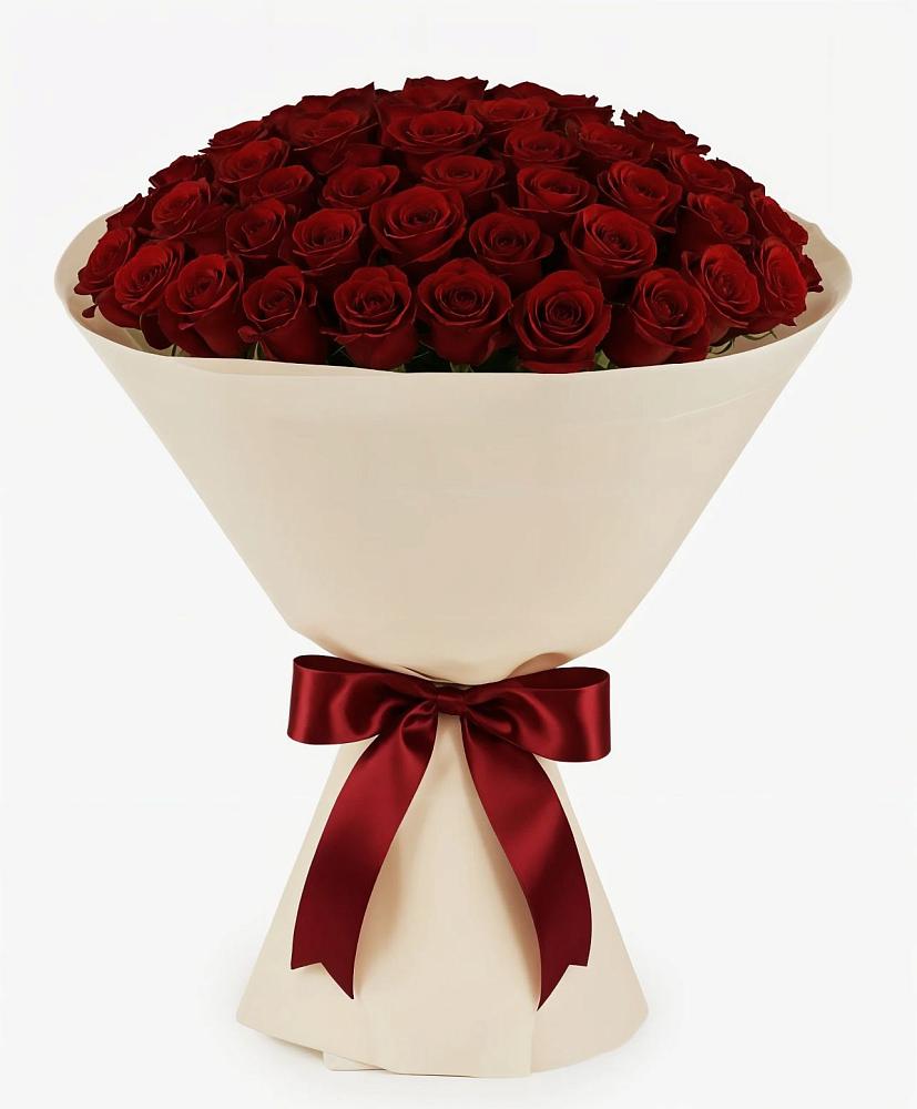 Букет 101 Бордовая роза Блэк Бакарра в Кутулике