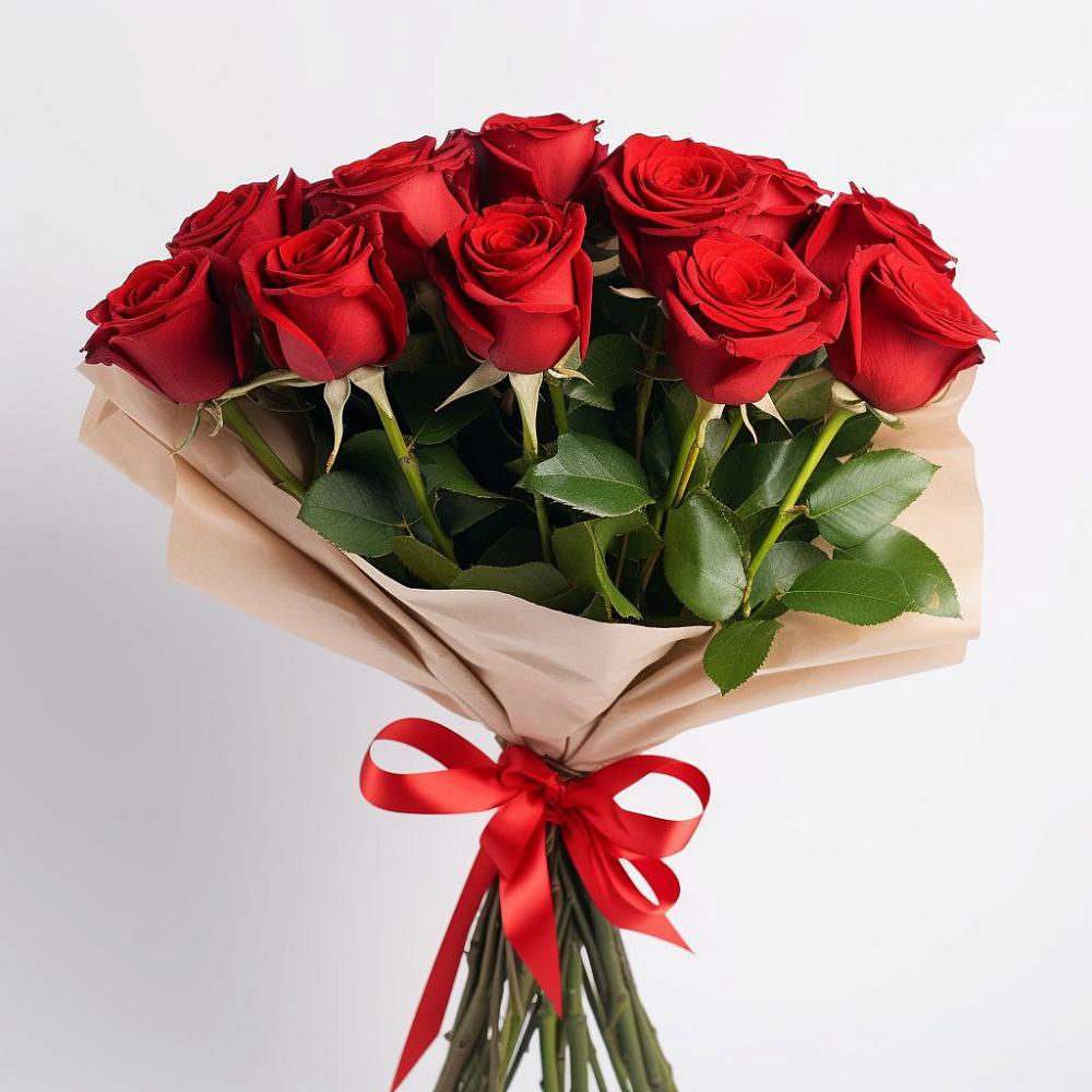 Букет 11 Красных роз Эдлесс Лав в Кутулике